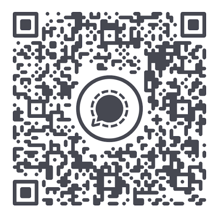 Signal contact QR code